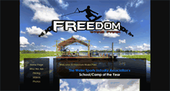Desktop Screenshot of freedomwakepark.com